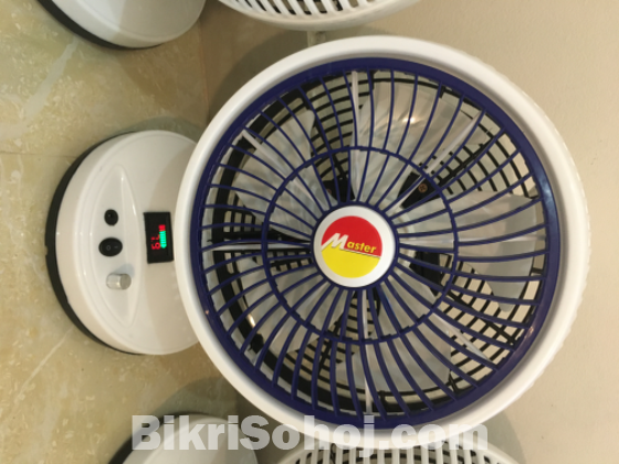 Rechargeable charger fan